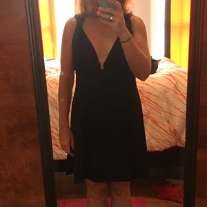Black cocktail dress.